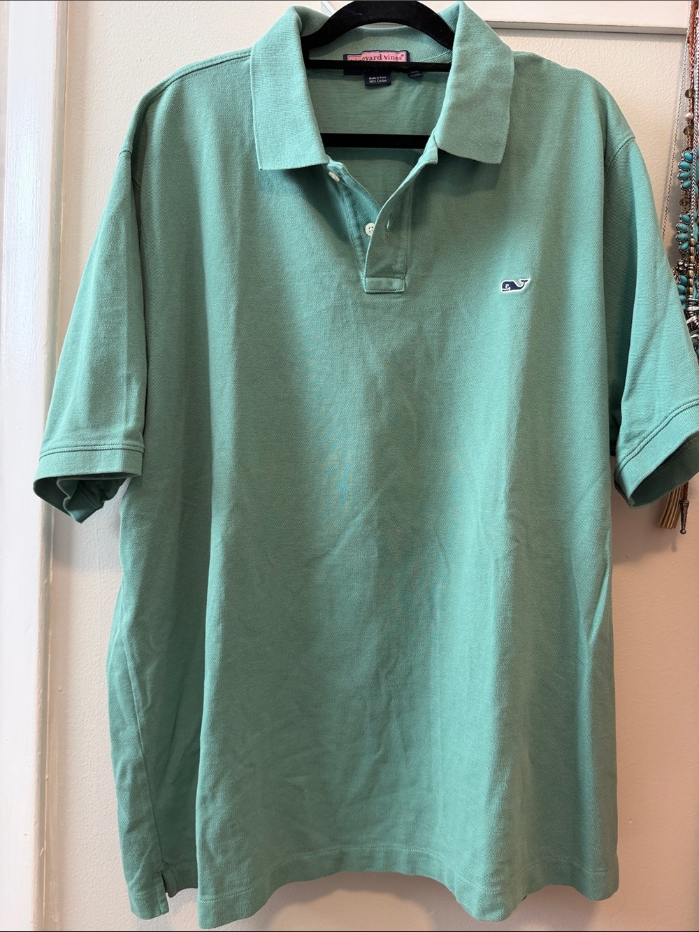 Vineyard Vines Men's Polo Shirt - Seafoam Green